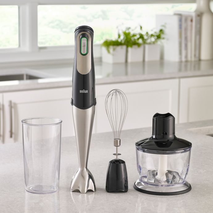 Braun Multiquick 7 Smart Speed Hand Blender With Beaker Whisk And Chopper Bed Bath Beyond