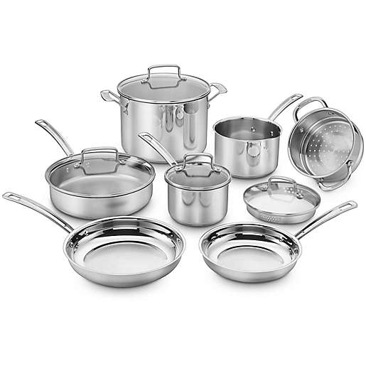 Cuisinart® Chef's Classic™ Pro 11-Piece Cookware Set in Stainless Steel