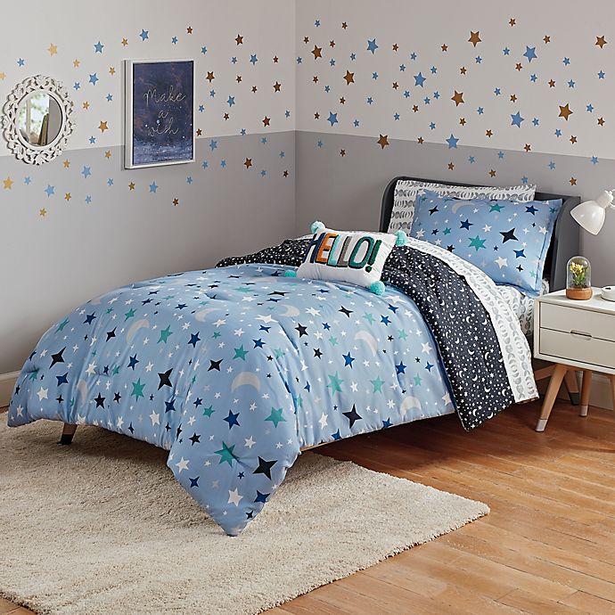 Marmalade™ Ashton 7-Piece Reversible Comforter Set in Blue