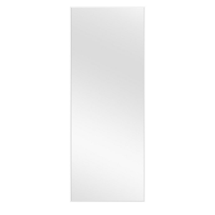 Neutype Aluminum Alloy 61.2-Inch x 21.3-Inch Full-Length Floor Mirror in White