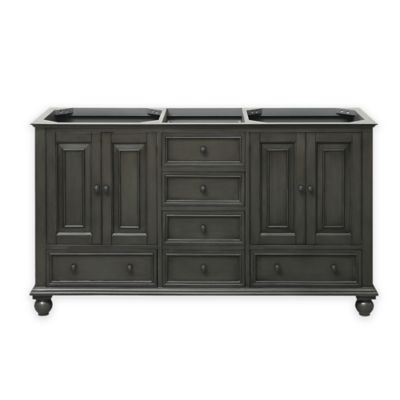 Avanity Thompson 60-Inch Double Vanity Base in Charcoal ...