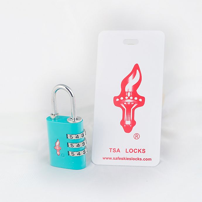 Safe Skies® 3-Dial TSA-Recognized Lock with Luggage Tag