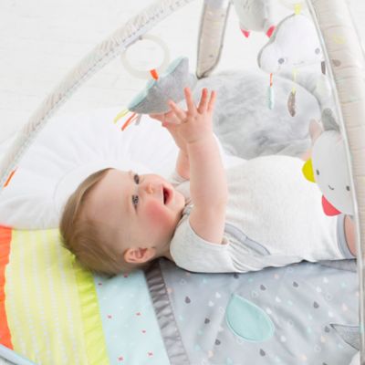 skip hop silver lining cloud baby play mat and activity gym