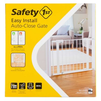 safety 1st easy install extra tall and wide baby gate with pressure mount fastening