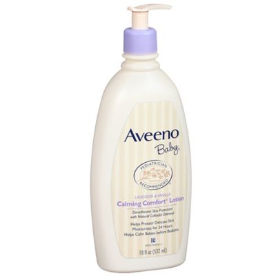 aveeno baby calming comfort lotion 18 oz