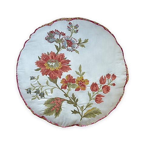 Nostalgia Home Mae Round Throw Pillow in Red - Bed Bath & Beyond