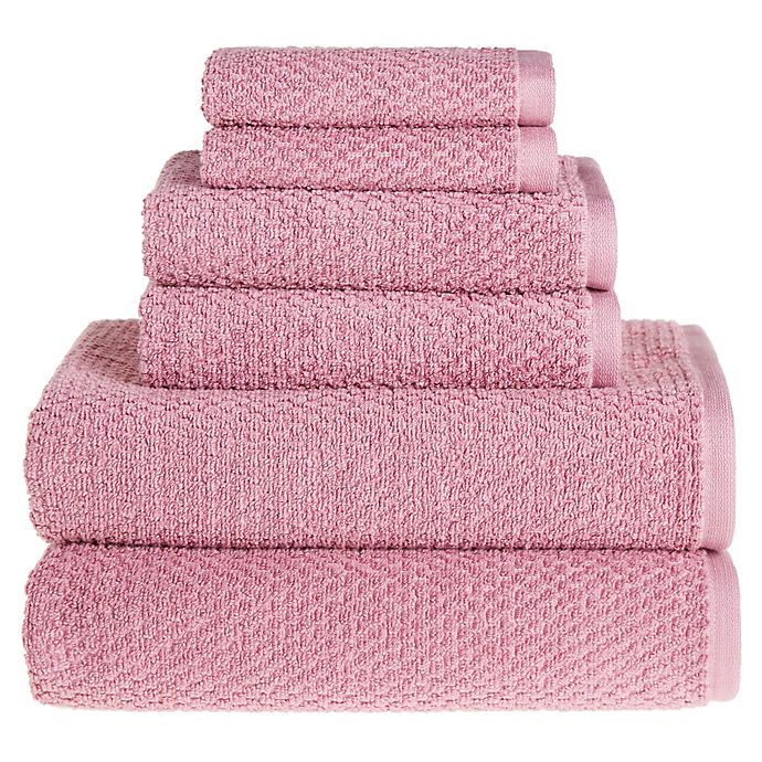 Wild Sage™ Savannah Cotton 6-Piece Towel Set in Mauve