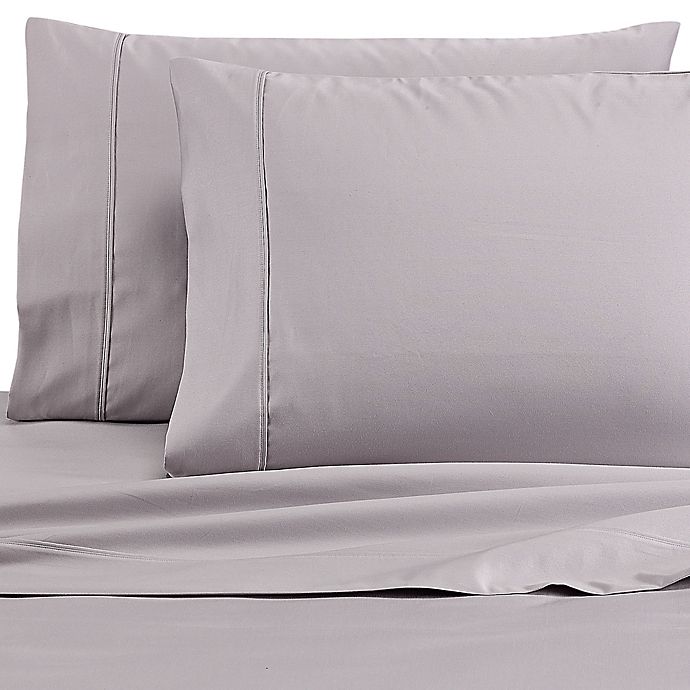 Wamsutta® Dream Zone® 1000-Thread-Count PimaCott® Queen Sheet Set in Grey