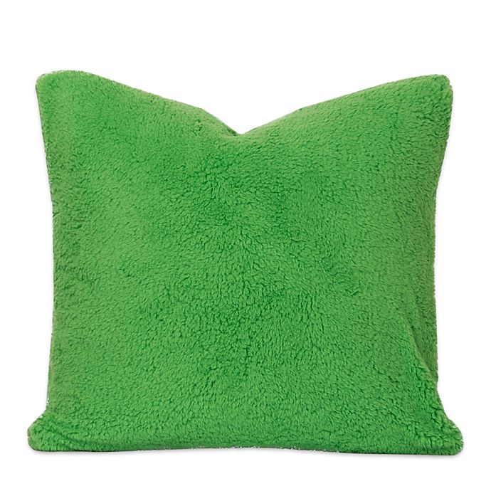 Crayola® Playful Plush 16-Inch Square Throw Pillow in Green