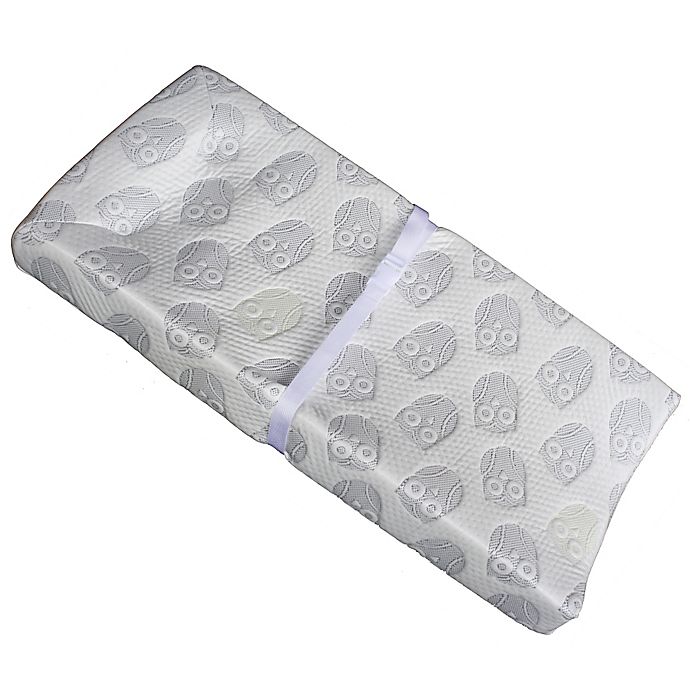 3-Sided Owlet Cloth Contour Changing Pad in White by Colgate Mattress®