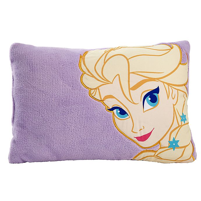 Details about   Girls Disney Frozen Plush Lavender Decorated Bedroom Pillow 15X15X4 