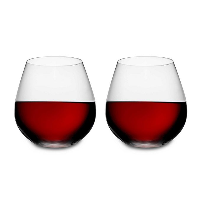 All Purpose Wine Glass Set Creative Gifts International Banda 8-Piece 20 oz 