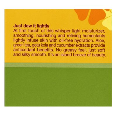 alba botanica aloe and green tea moisturizer