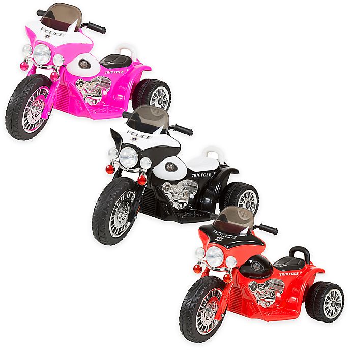 Lil Rider Mini Battery-Operated Three-Wheel Police Chopper