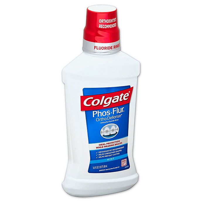 Colgate® Phos-Flur® Ortho Defense™ 16 oz. Anticavity Dental Rinse in Mint