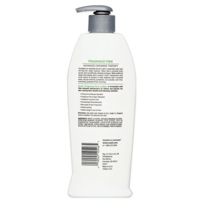 curel fragrance free lotion