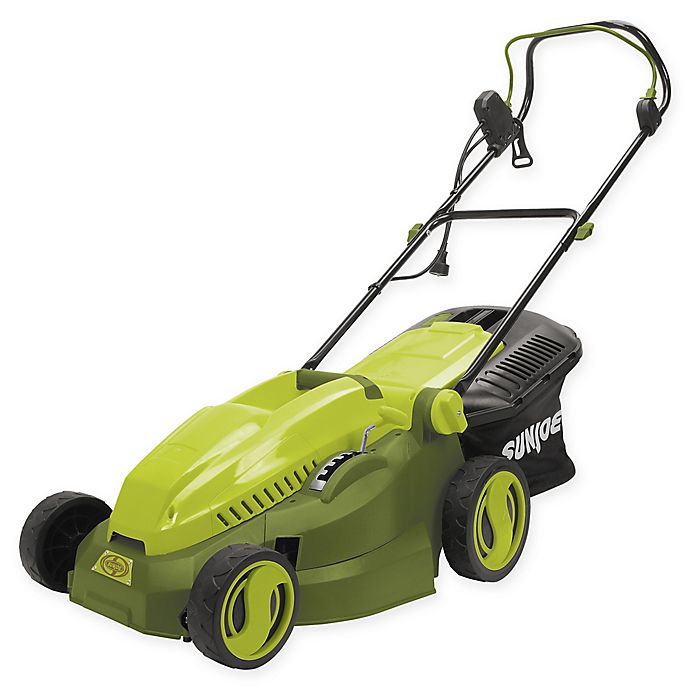 Sun Joe® 15-Inch Corded Electric Lawn Mower/Mulcher in Green