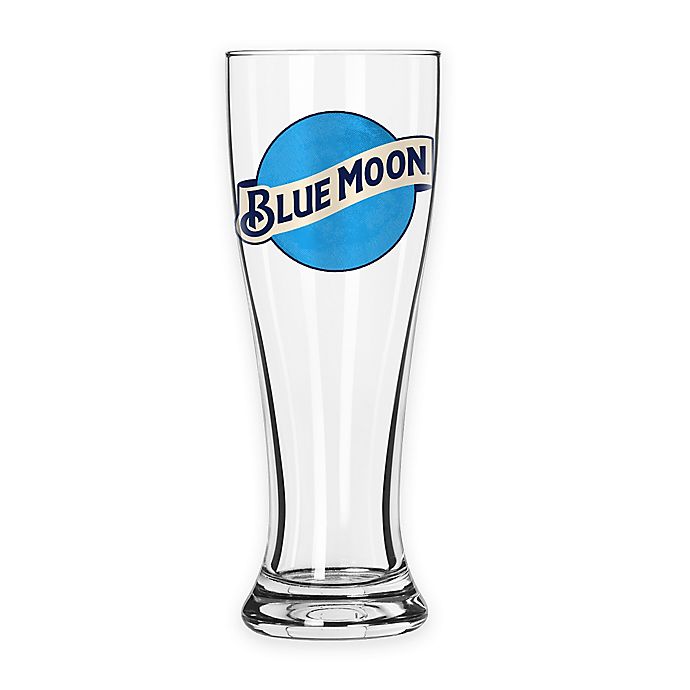 2 Blue Moon Pilsner Beer Pint Glasses 16oz 8.5”
