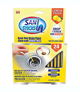 Varillas Sani Sticks™ aromatizantes con fragancia de limón, 24 pzas