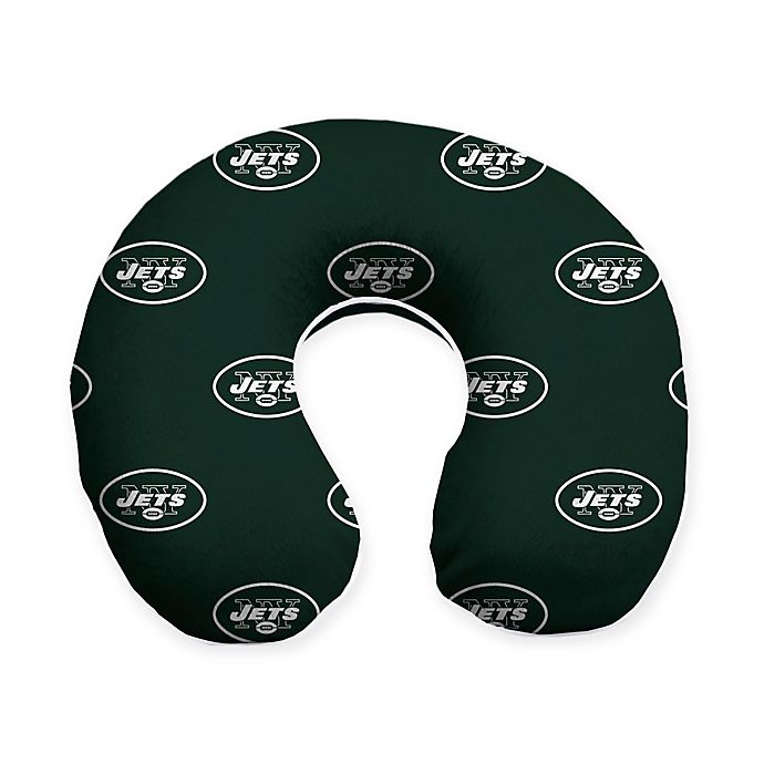NFL New York Jets Memory Foam U-Shaped Neck Travel Pillow