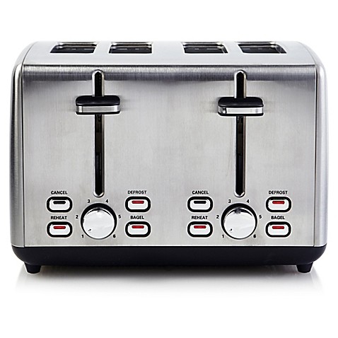 {Toaster
16} Professional Series Stainless Steel 4-Slice Toaster - Bed Bath ... | {Toaster
16}