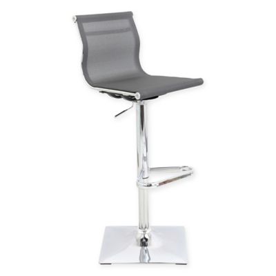 Lumisource Mirage Bar Stool In Silver