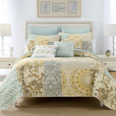 Elise Quilt in Slate - Bed Bath & Beyond