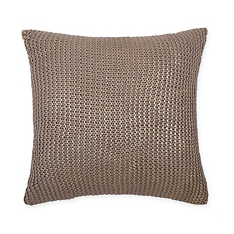 Metallic Gold 18-Inch Square Throw Pillow - Bed Bath & Beyond