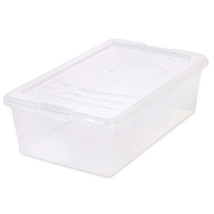 IRIS 6-Quart Shoe Storage Box (Set of 10)
