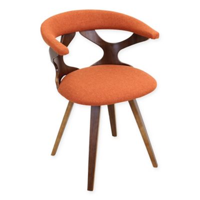 Lumisource Gardenia Chair In Walnut/orange