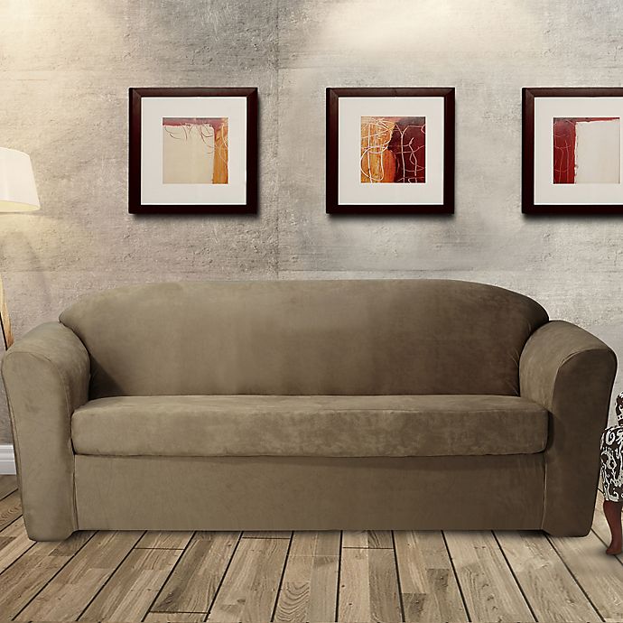 FurnitureSkins™ Austin Distressed Leather Slipcover Collection