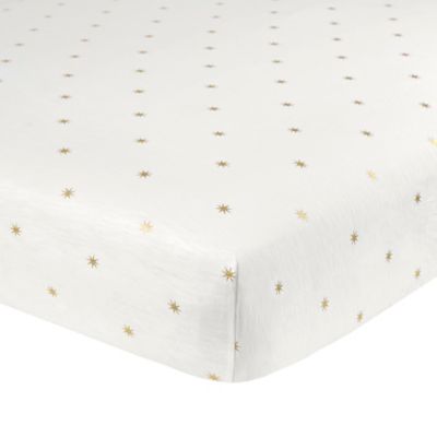ivory crib sheet