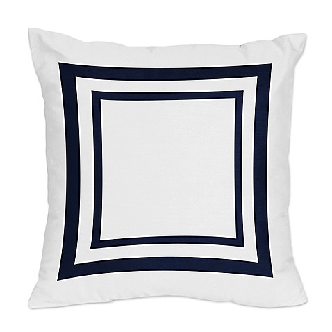 Sweet Jojo Designs Anchors Away Throw Pillows (Set of 2) - Bed Bath & Beyond