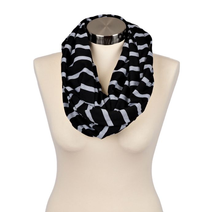 Itzy Ritzy® Nursing Happens™ Infinity Breastfeeding Scarf in Black ...