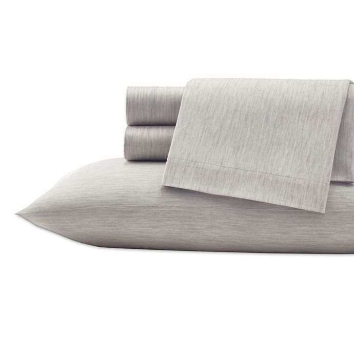 Vera Wang™ Marble Shibori Pillowcase in Light Grey (Set of 2) Bed