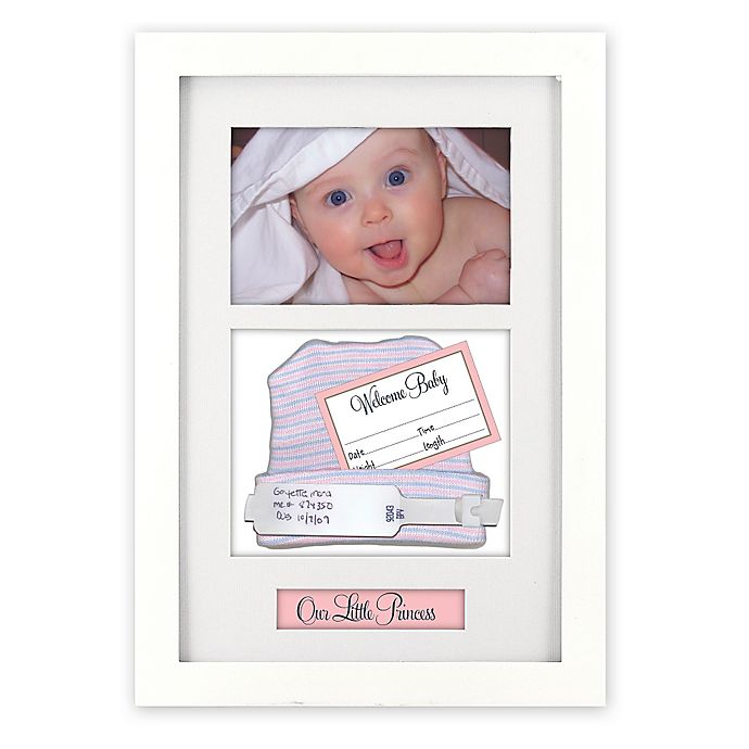 Malden Designs® Baby Memento 4-Inch x 6-Inch Shadow Box in White