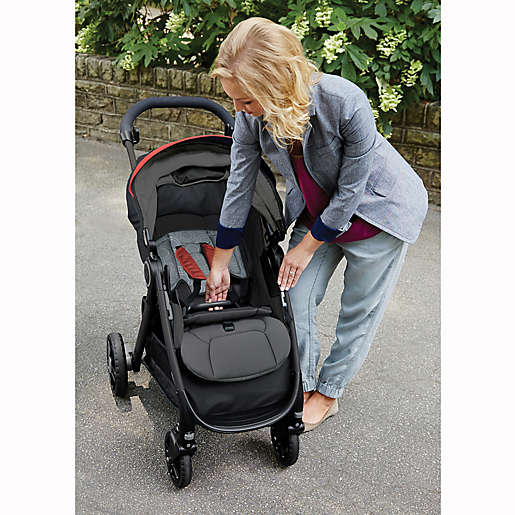 Graco Fastaction Dlx Travel System In Solar Red Bed Bath Beyond - Graco Fastaction Dlx Travel System Car Seat Stroller Combo Solar