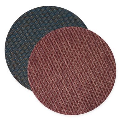 Keeco Woven Vinyl Sequence Round Placemat  Bed Bath \u0026 Beyond