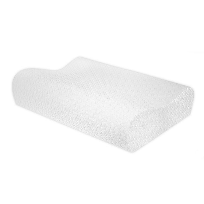 SensorPEDIC® Gel-Overlay Firm Support Memory Foam Contour Bed Pillow