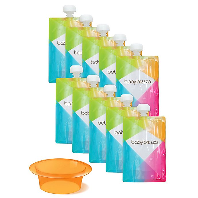 Baby Brezza® 10-Pack 7 oz. Easy Fill Reusable Food Pouches
