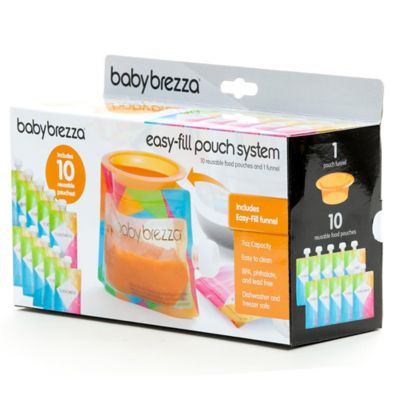 baby brezza reusable food pouches