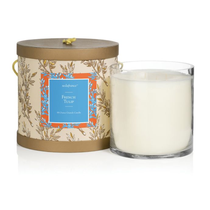 Seda France™ French Tulip Classic Toile 88oz. Candle Bed Bath & Beyond