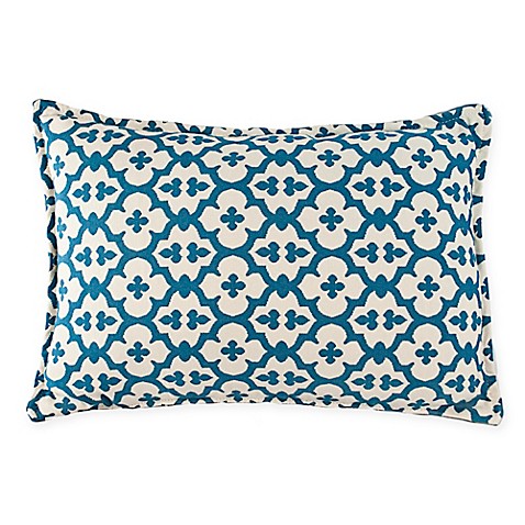 Buy Sherry Kline Constantine Rectangle Throw Pillow in Light Blue from Bed Bath & Beyond