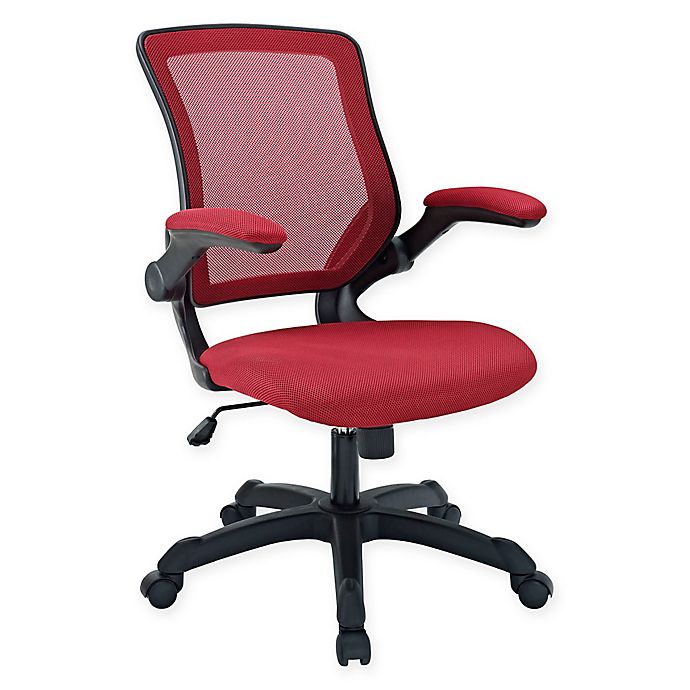Modway Veer Mesh Office Chair in Red