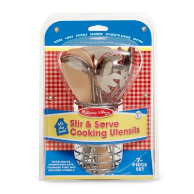 melissa & doug stir and serve cooking utensils