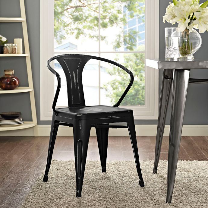 Modway Promenade Steel Dining Armchair Bed Bath & Beyond