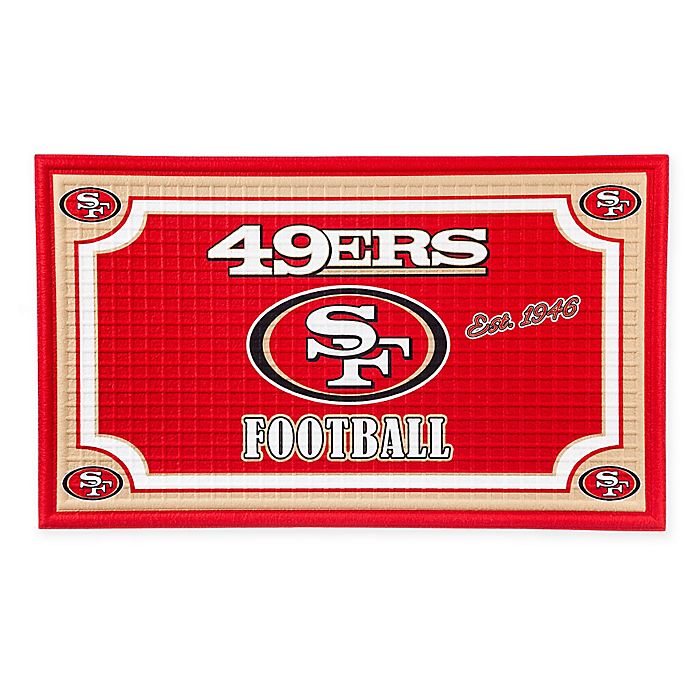 3D San Francisco 49ers Area Rug Carpet Floor Pad Non-slip Doormat Mats Fans Gift 