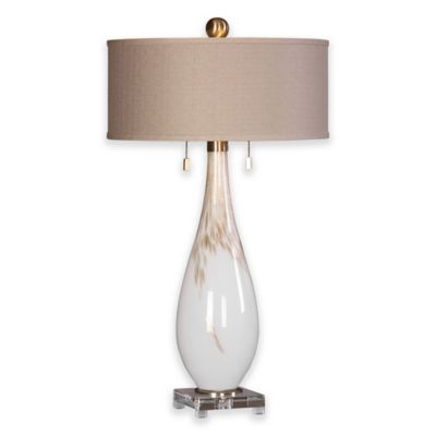 Uttermost Cardoni Table Lamp in White - Bed Bath & Beyond