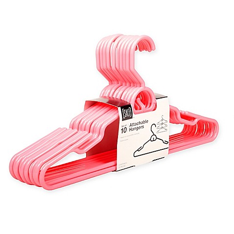 10-count Attachable Hangers - Bed Bath & Beyond