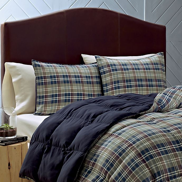 Eddie Bauer® Rugged Plaid Comforter Set in Blue